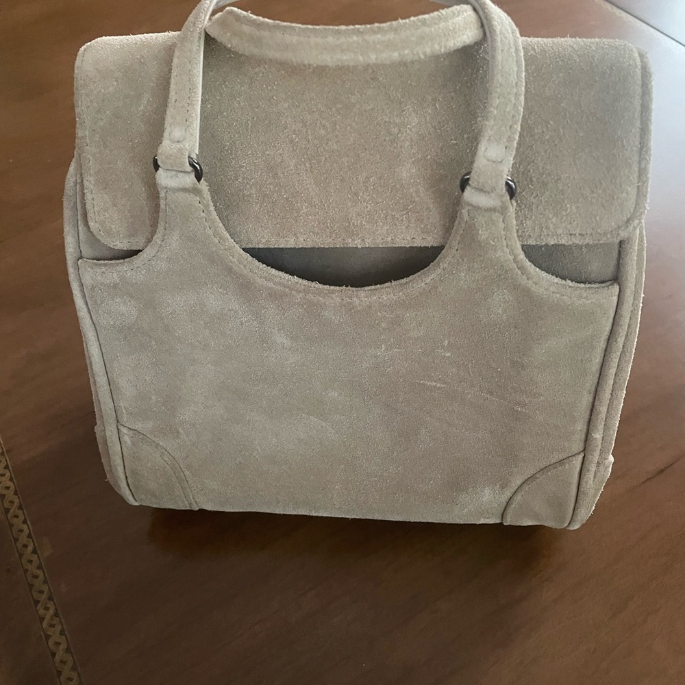 Banana Republic Elegant Cream Suede Women's Bag